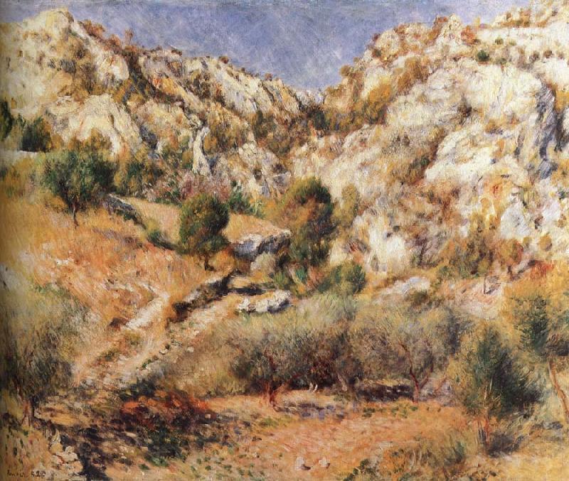 Pierre-Auguste Renoir Cliff France oil painting art